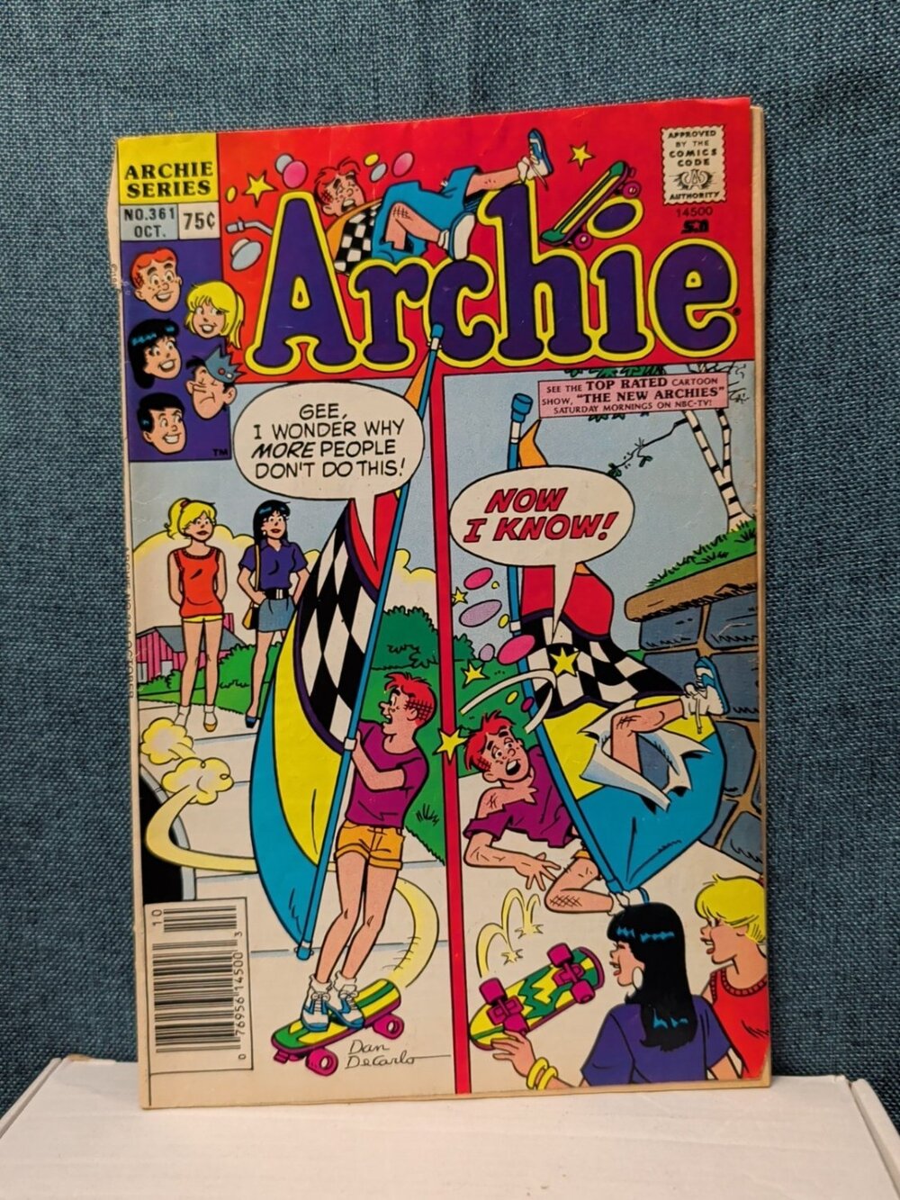 Archie #361 Oct 1988 Newsstand :Dan DeCarlo Art The New Archies Promo